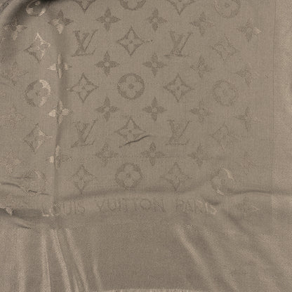 Louis Vuitton Silk Wool Monogram Shawl Verone 3 of 5