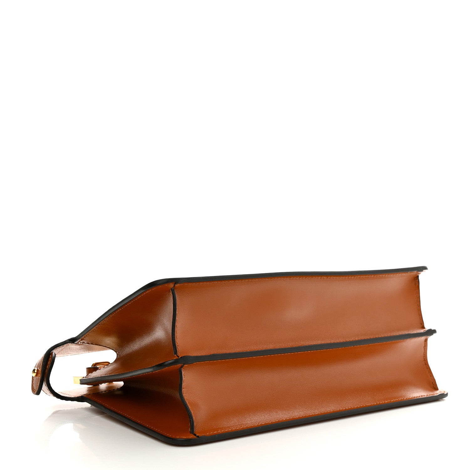 Fendi Vitello King Luxor Shiny Nappa Medium Peekaboo I SEE U East West Satchel Brandy Light Rose 4 of 11