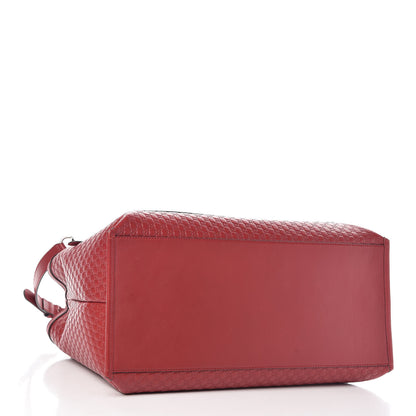 Gucci Soft Microguccissima Large Tote Red 4 of 10