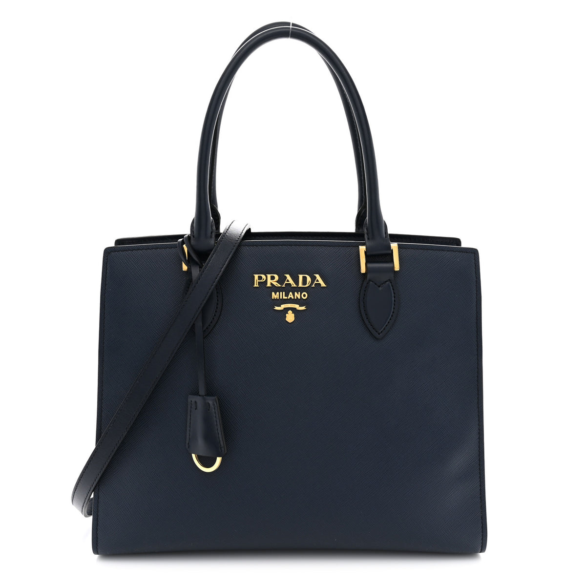 Saffiano Soft Calfskin Large Tote Baltico