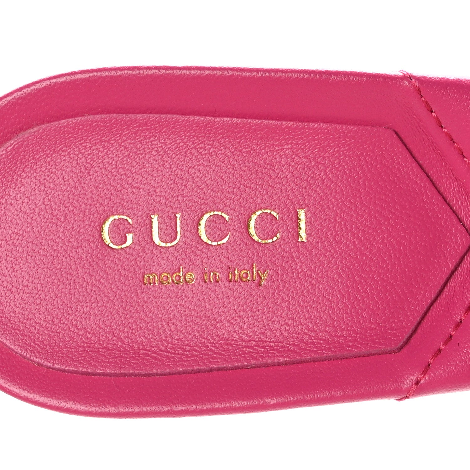 Gucci Nappa Matelasse GG Marmont 75mm Slide Sandals 37 Box Pink 7 of 9