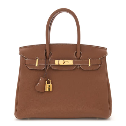 Hermes Togo Birkin 30 Gold 1 of 12