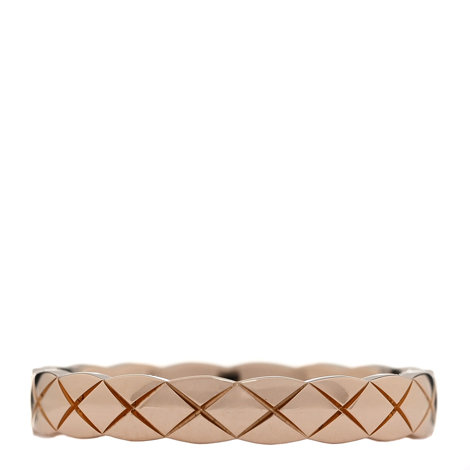 Chanel 18K Beige Gold Mini Coco Crush Ring 53 6.25 1 of 5
