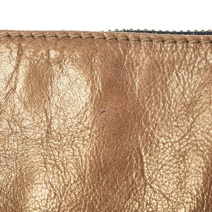 Chloe Metallic Calfskin Medium Marcie Satchel Gold 17 of 20