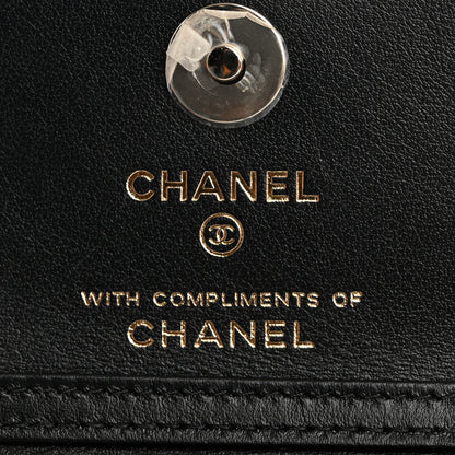 Chanel Canvas Check Flag Printed CC Clutch With Chain Beige Multicolor 6 of 12