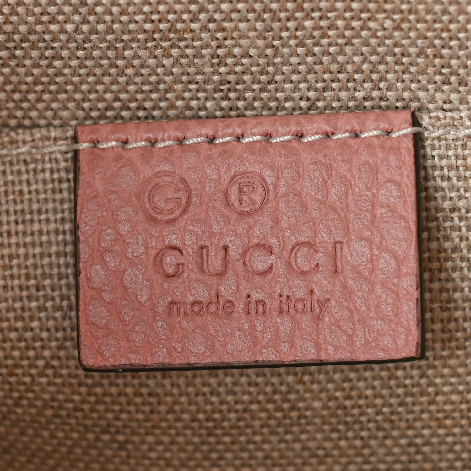 Gucci Dollar Calfskin Small Interlocking G Shoulder Bag Soft Pink 5 of 8