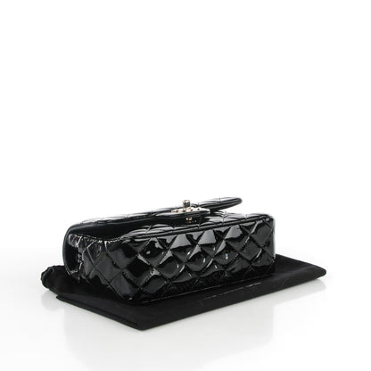 Chanel Patent Calfskin Quilted Mini Rectangular Flap Black 4 of 8
