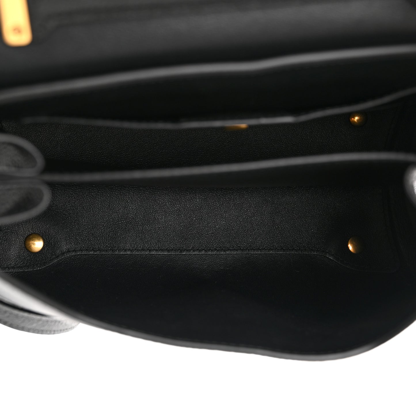 Calfskin Small Margot Top Handle Satchel Black
