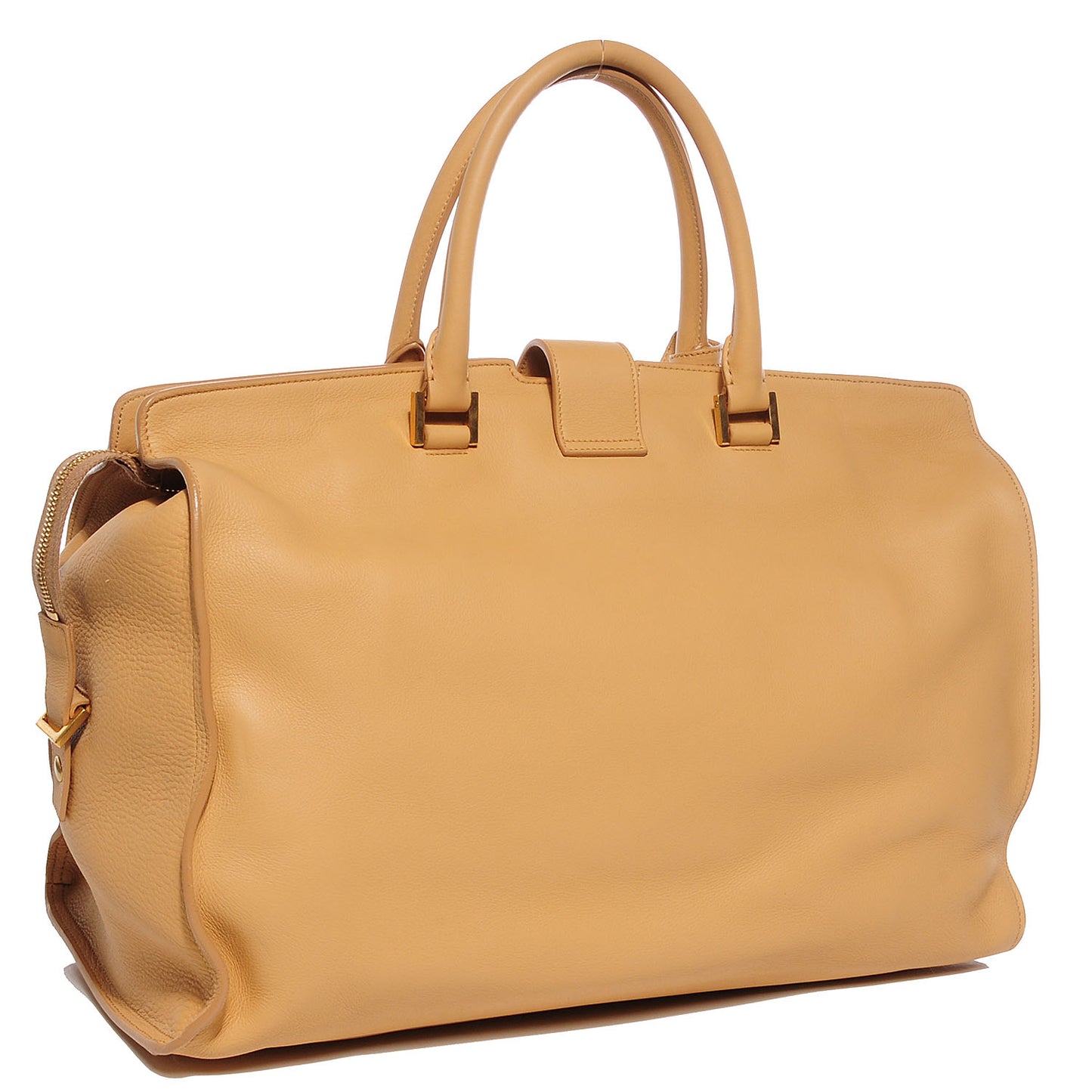 Calfskin Large Classic Y Cabas Light Beige