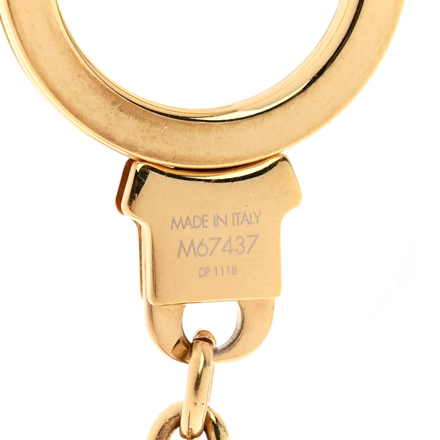 Louis Vuitton Love Lock Heart Key Chain Holder Bag Charm 3 of 5