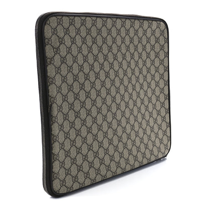 Gucci GG Plus Monogram Medium Interlocking G Laptop Case Dark Brown 3 of 13