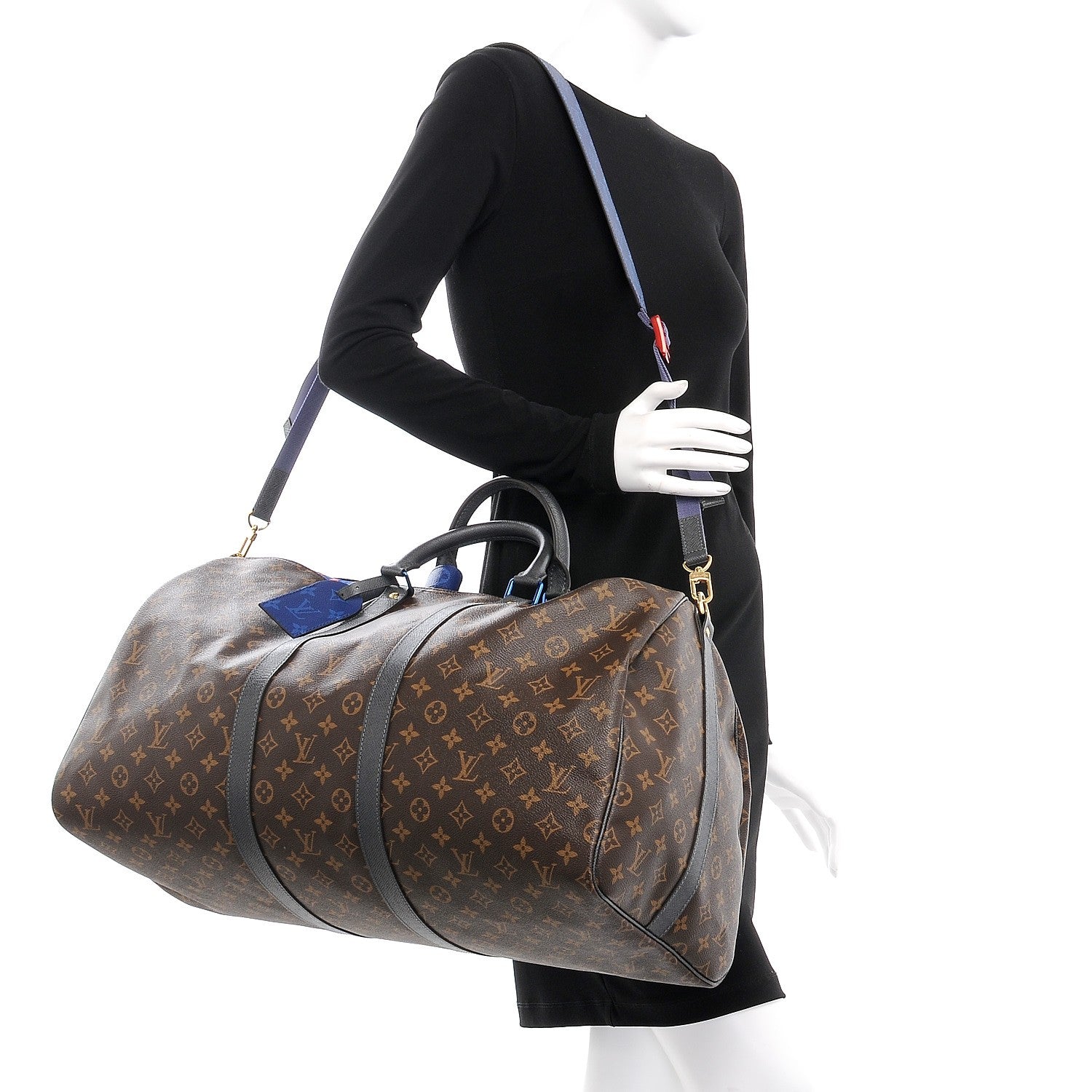 Louis Vuitton Monogram Taiga Outdoor Keepall Bandouliere 55 2 of 8