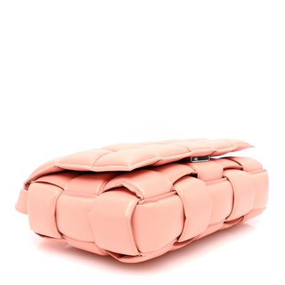 Bottega Veneta Nappa Maxi Intreccio Padded Cassette Crossbody Bag Peachy 4 of 9