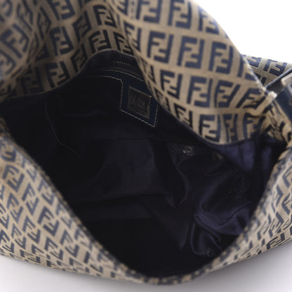 Fendi Zucchino Mama Baguette Navy 5 of 10