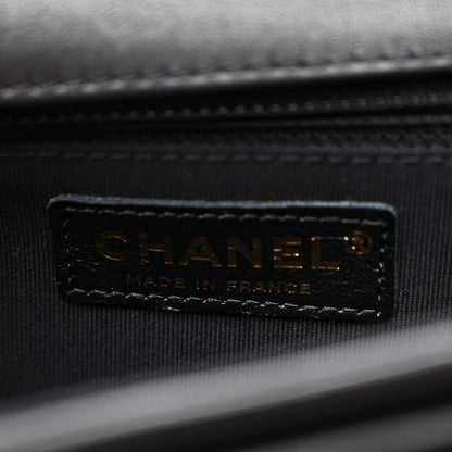 Chanel Calfskin Quilted Pocket Chic Flap Bag Black 6 of 11