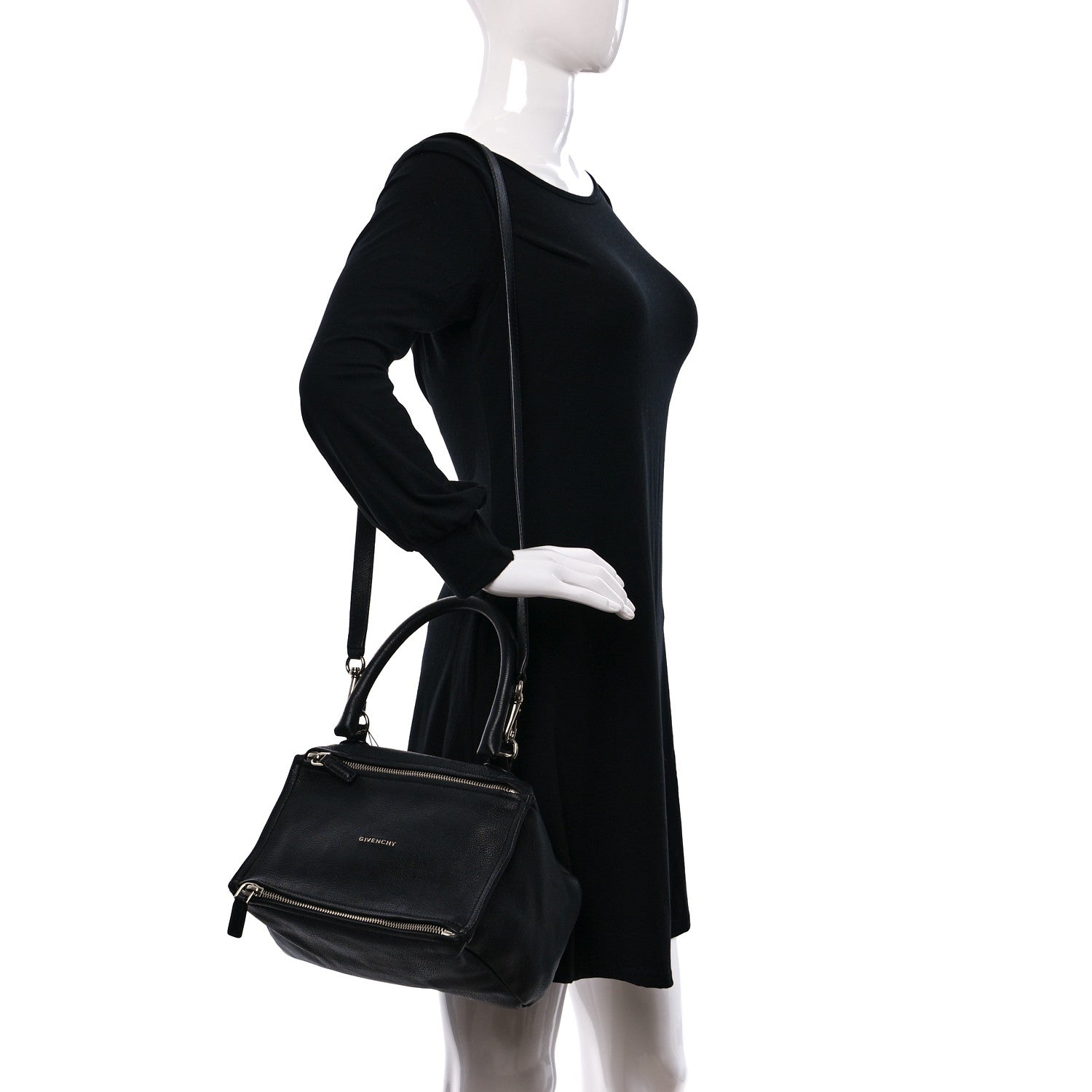 Givenchy Sugar Goatskin Small Pandora Black 2 of 10