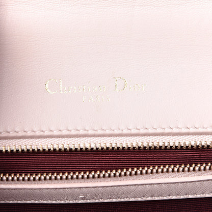 Christian Dior Patent Calfskin Medium Diorama Flap Bag Beige 6 of 12