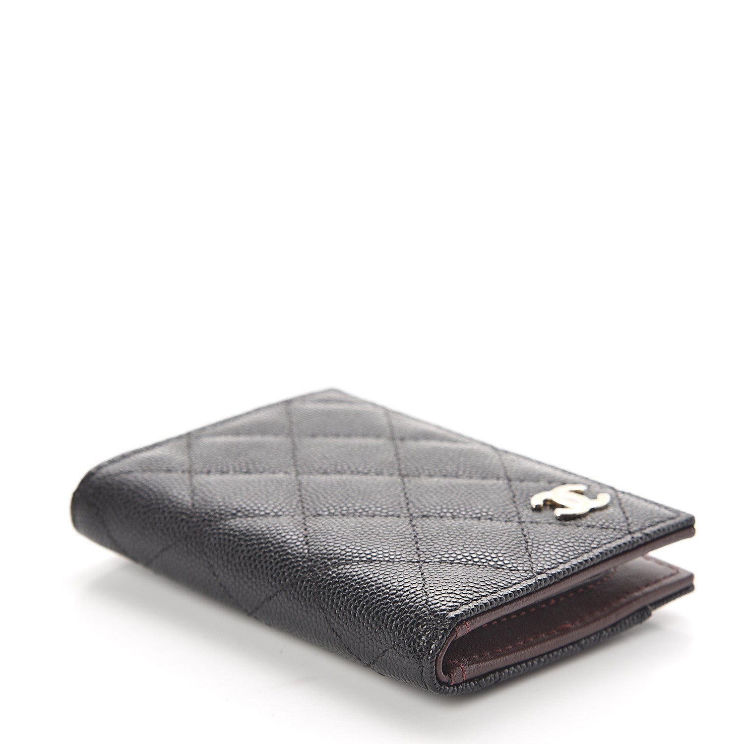 Chanel Caviar Quilted Card Holder Wallet Black 4 of 8