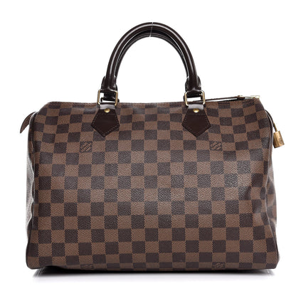 Louis Vuitton Damier Ebene Speedy 30 1 of 8