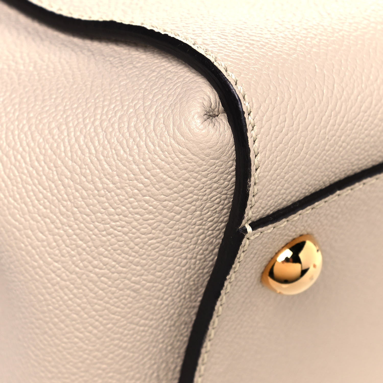 Burberry Soft Grain Calfskin Medium Buckle Tote Limestone 10 of 16