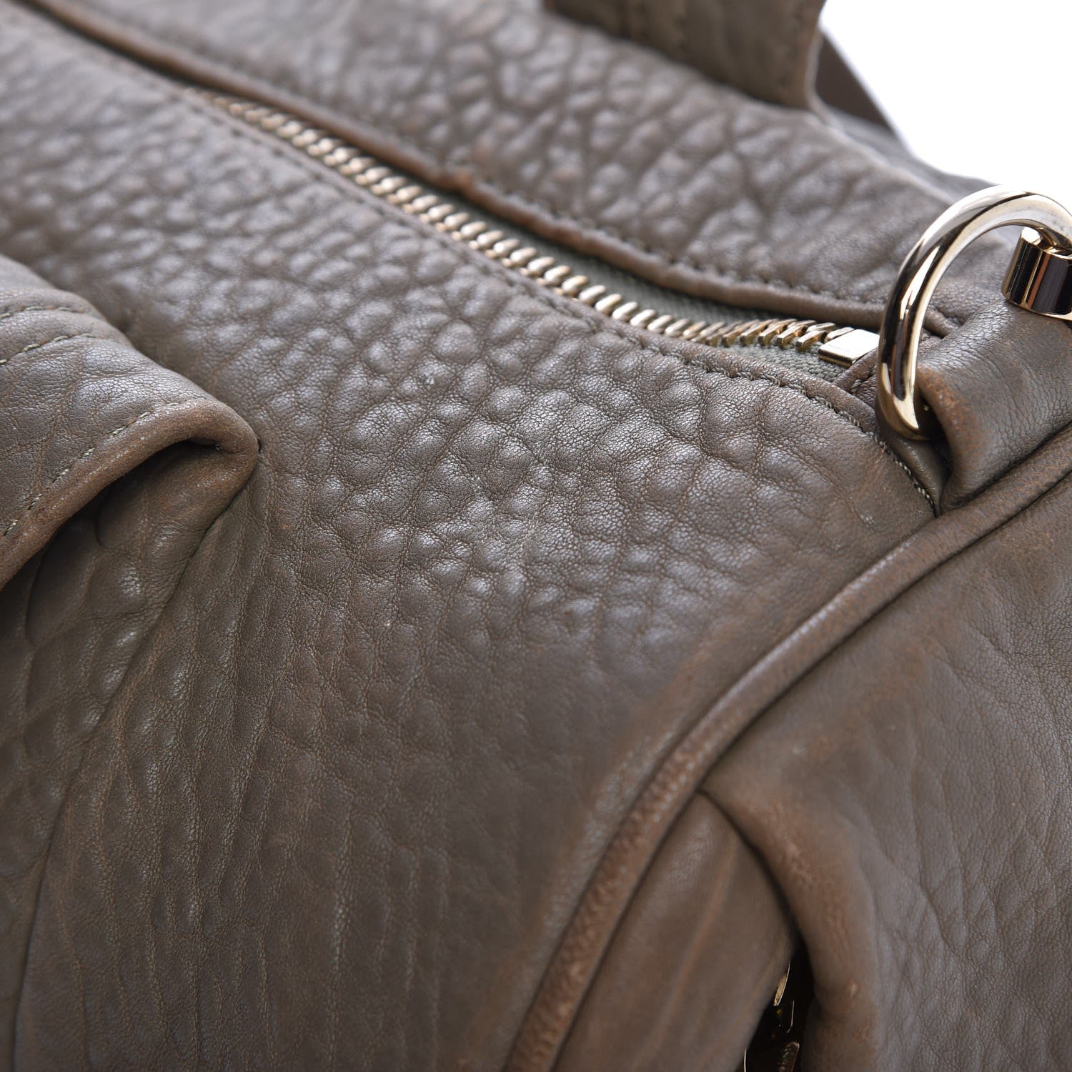 Alexander Wang Pebbled Lambskin Rocco Latte 11 of 16