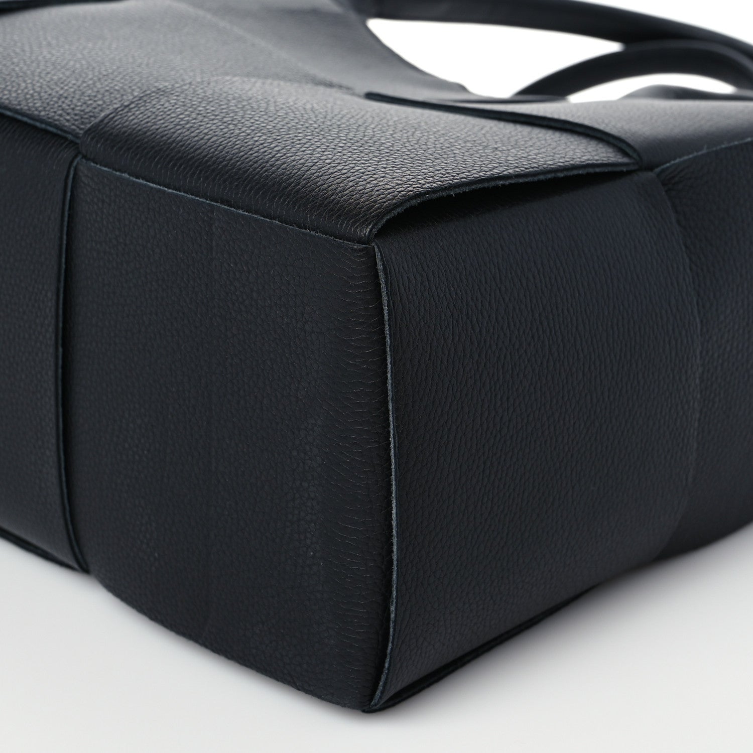 Bottega Veneta Grained Calfskin Intrecciato Small Arco Tote Black 9 of 11