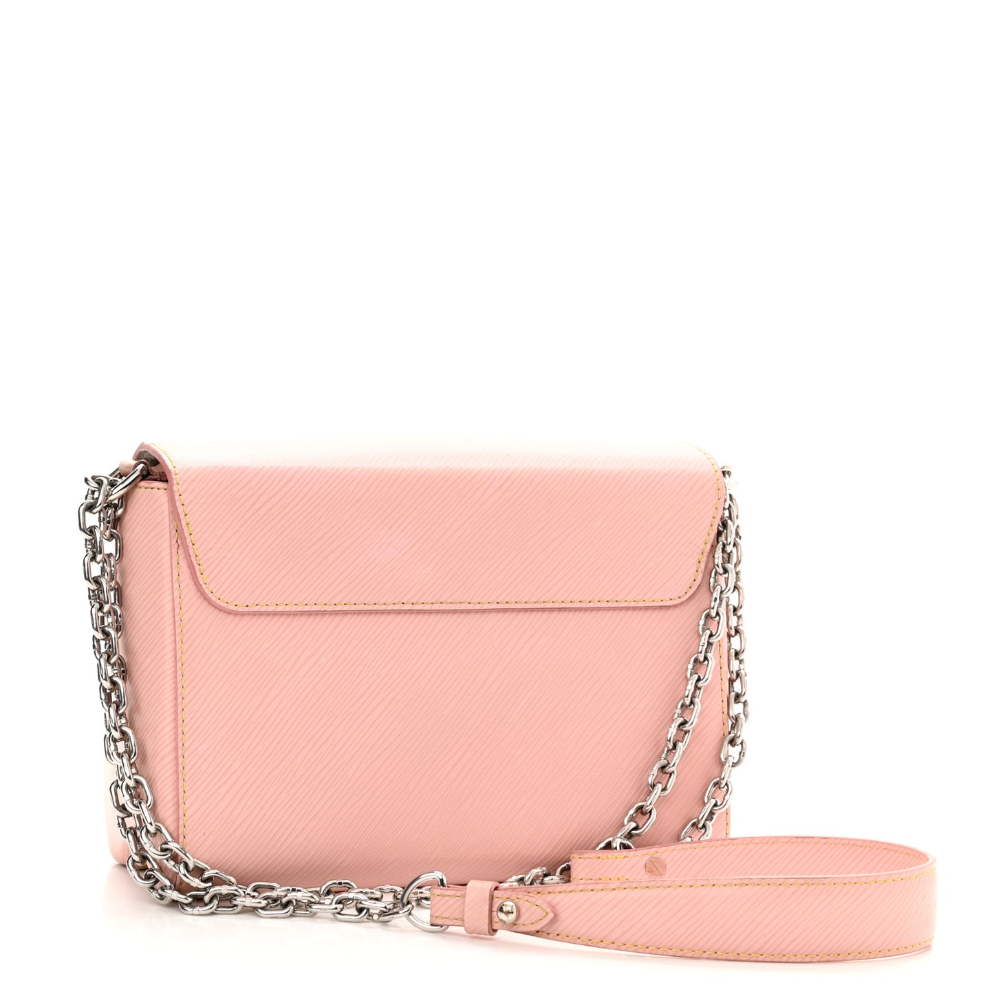 Epi Twist Shoulder Bag MM Rose Ballerine