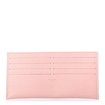 Louis Vuitton Calfskin Felicie Card Holder Insert Rose Ballerine 1 of 6