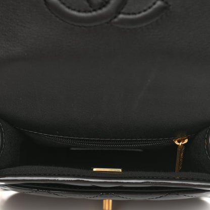 Chanel Patent School Memory Mini Top Handle Flap Black 5 of 7