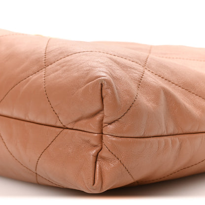 Chanel Shiny Calfskin Quilted Chanel 22 Camel 11 of 11