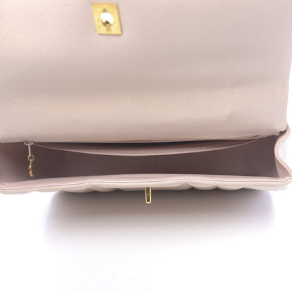 Chanel Caviar Vertical Quilted Kelly Flap Bag Light Beige 5 of 12