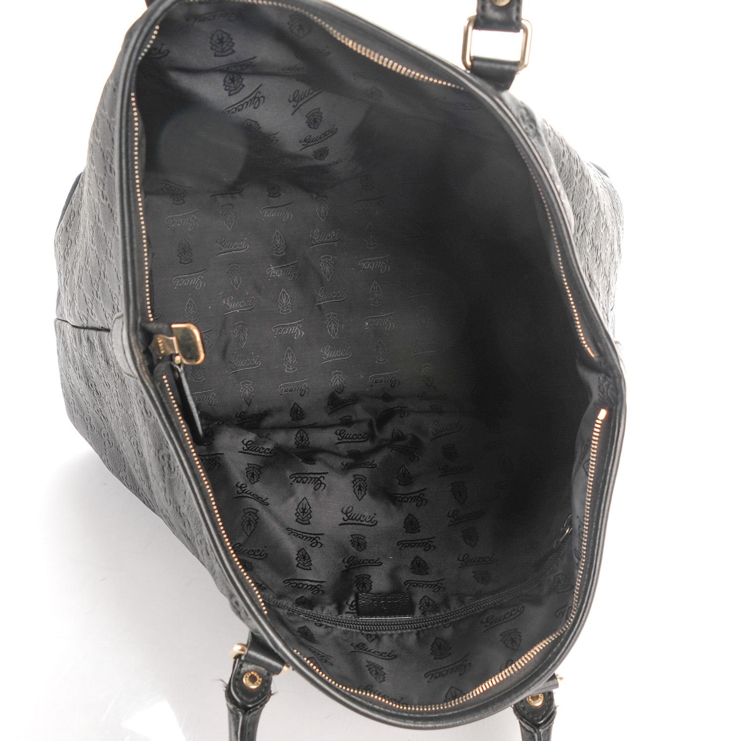 Gucci Guccissima Medium Joy Tote Bag Black 5 of 9