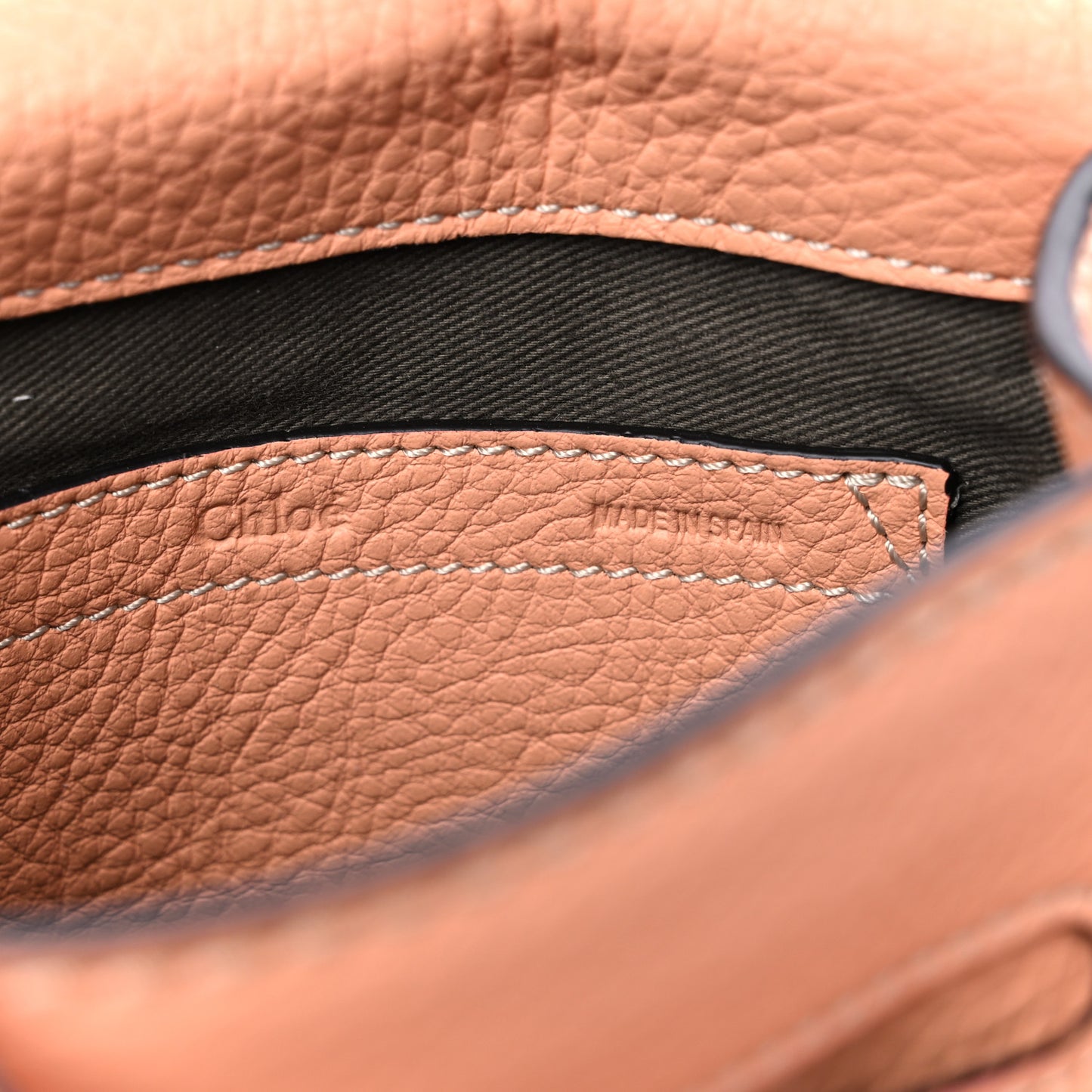 Calfskin Mini Marcie Round Crossbody Bag Peach Bloom