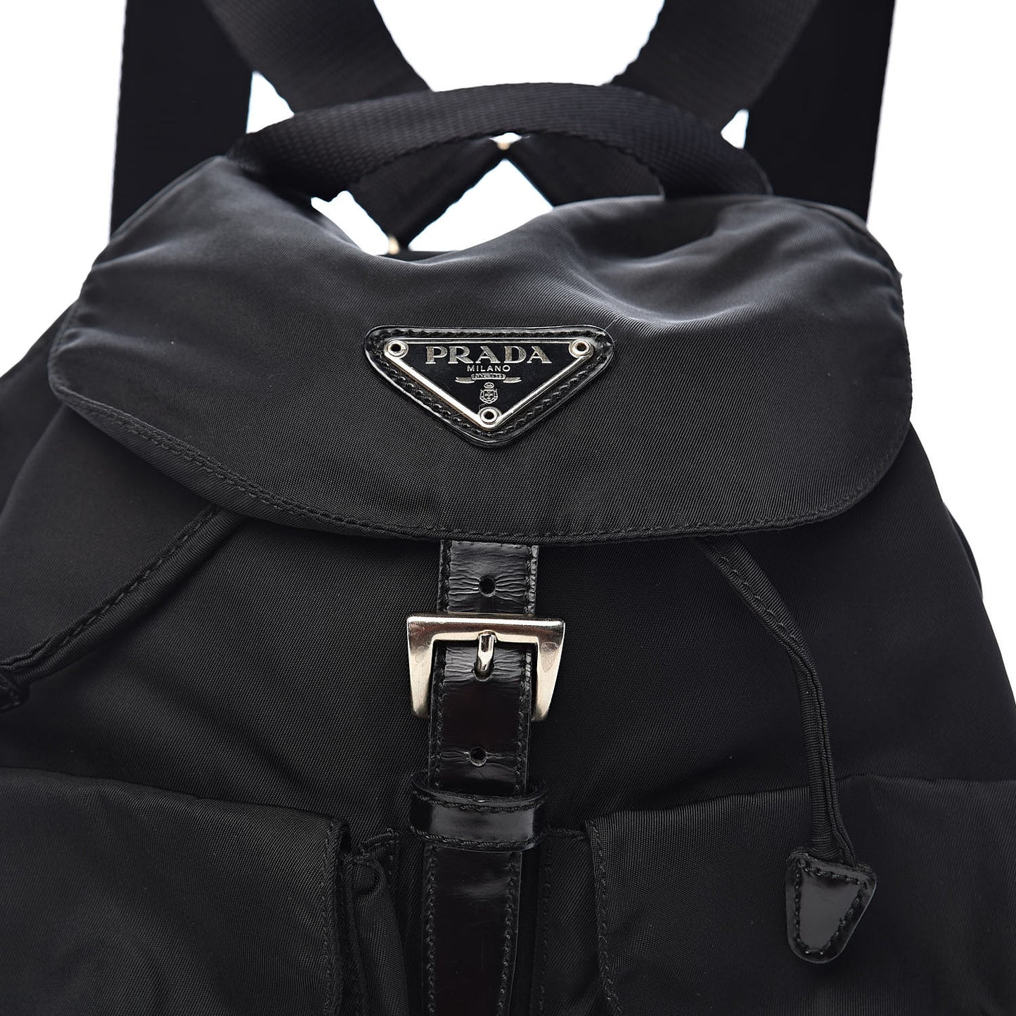 Tessuto Nylon Vela Small Backpack Black