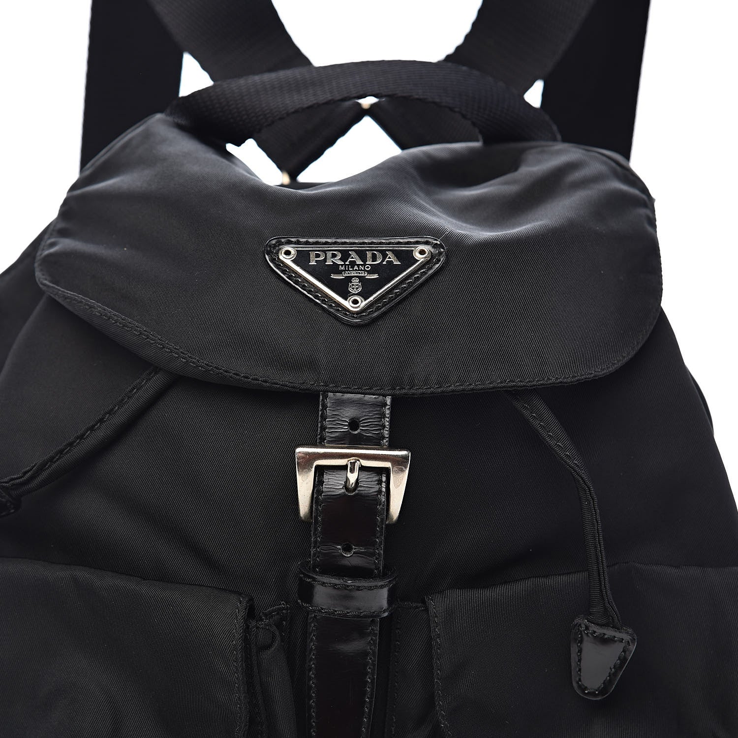 Prada Tessuto Nylon Vela Small Backpack Black 9 of 9