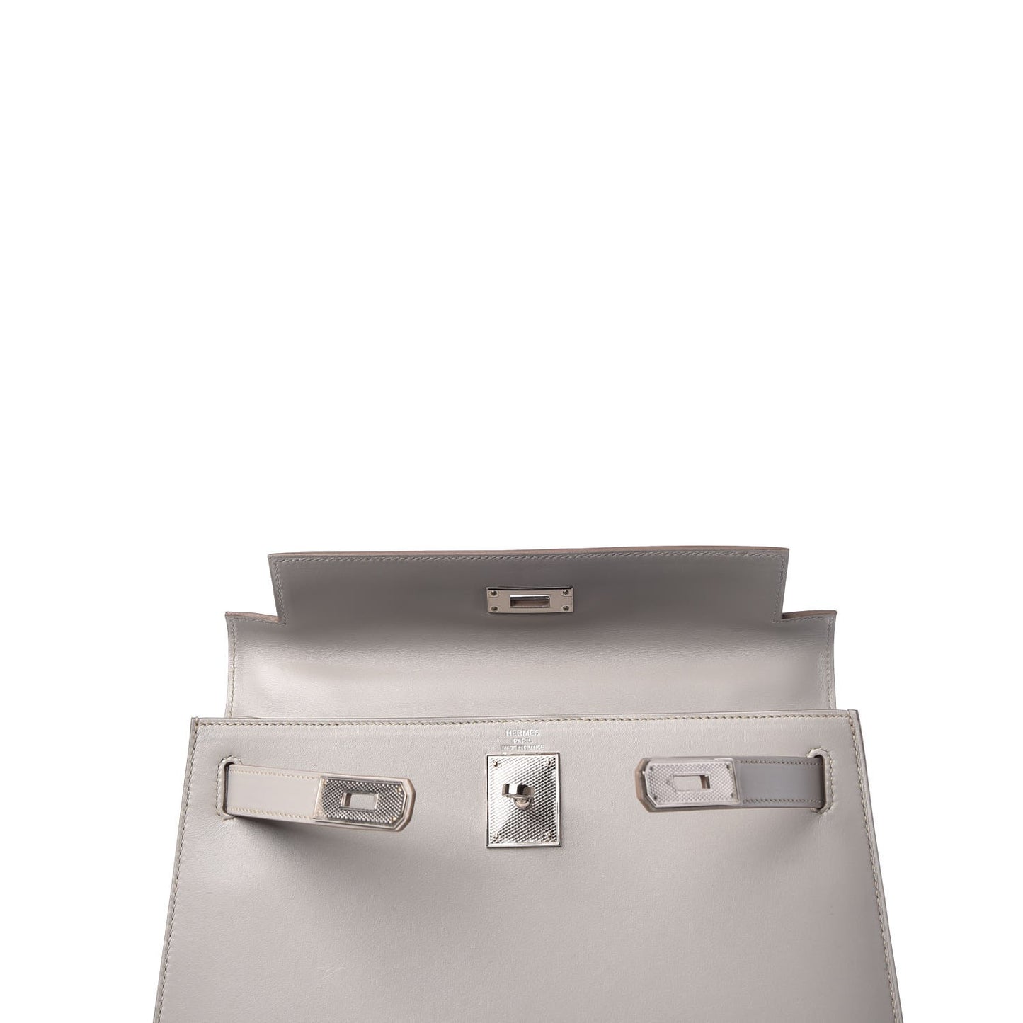 Tadelakt Kelly Sellier Guilloche 28 Gris Perle