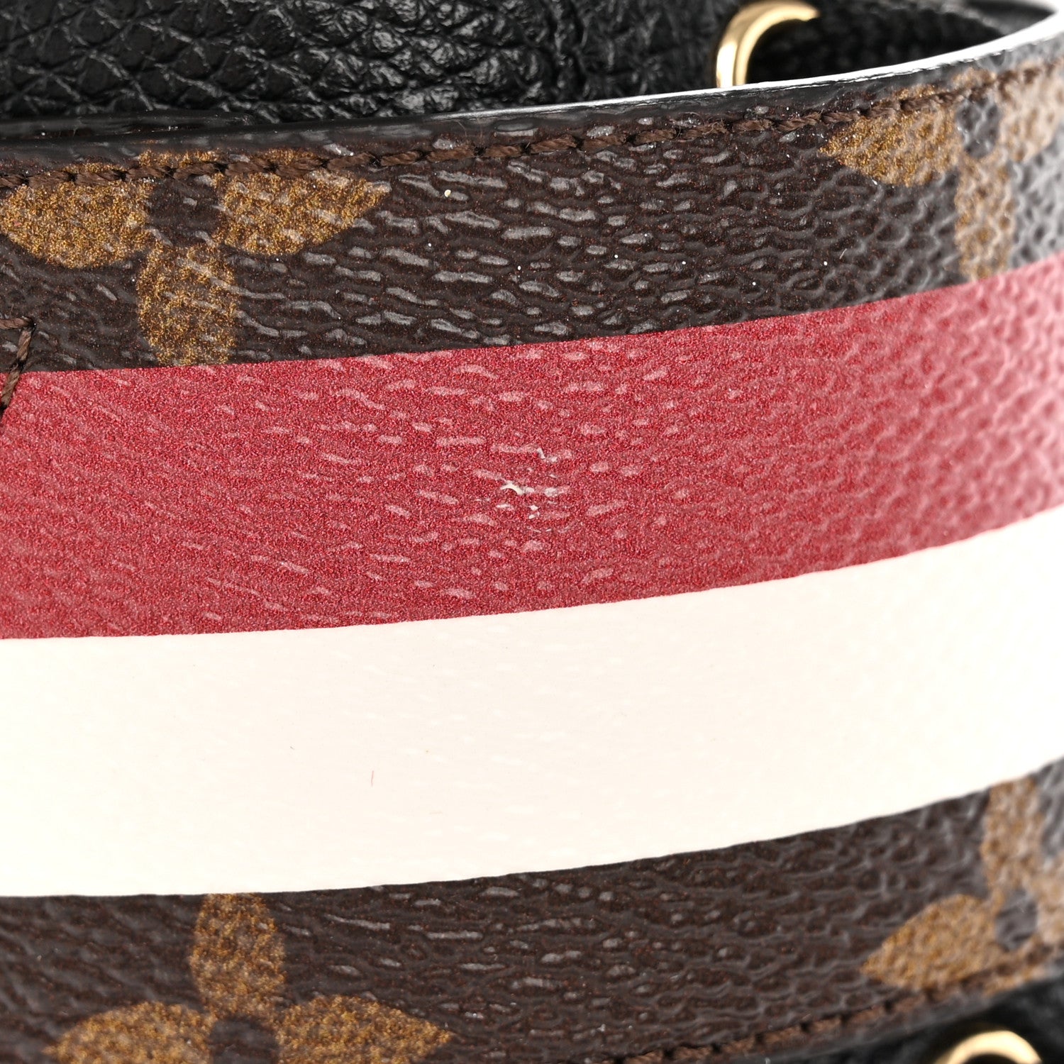 Louis Vuitton Calfskin Monogram Wonderland Flat Ranger Boots 36 Black Red White 12 of 15