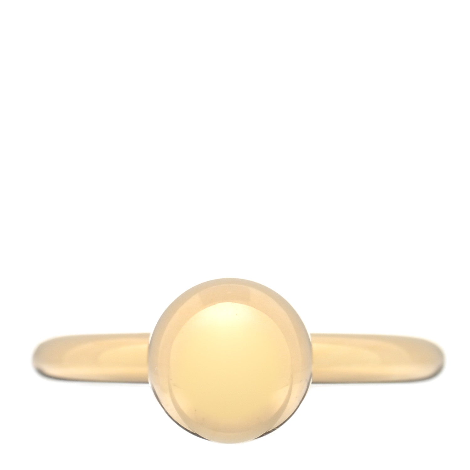 Tiffany 18K Yellow Gold 8mm Hardwear Ball Ring 50 5.25 1 of 5