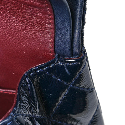 Chanel Distressed Patent Quilted 2.55 Reissue 226 Flap Navy 15 of 15