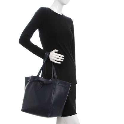 Celine Soft Grained Calfskin Small Belt Cabas Phantom Dark Blue 2 of 8