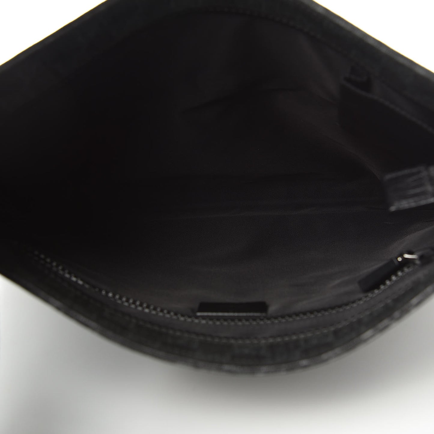 GG Plus Monogram Medium Flat Messenger Bag Black