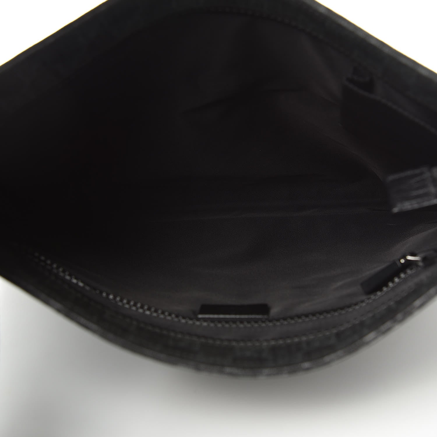 Gucci GG Plus Monogram Medium Flat Messenger Bag Black 5 of 9