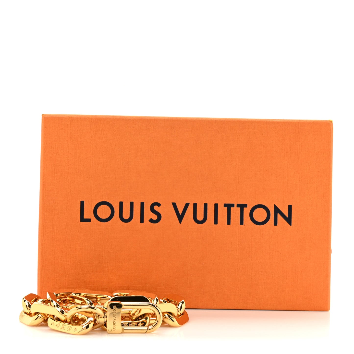 Metal Coussin Chain Strap Gold