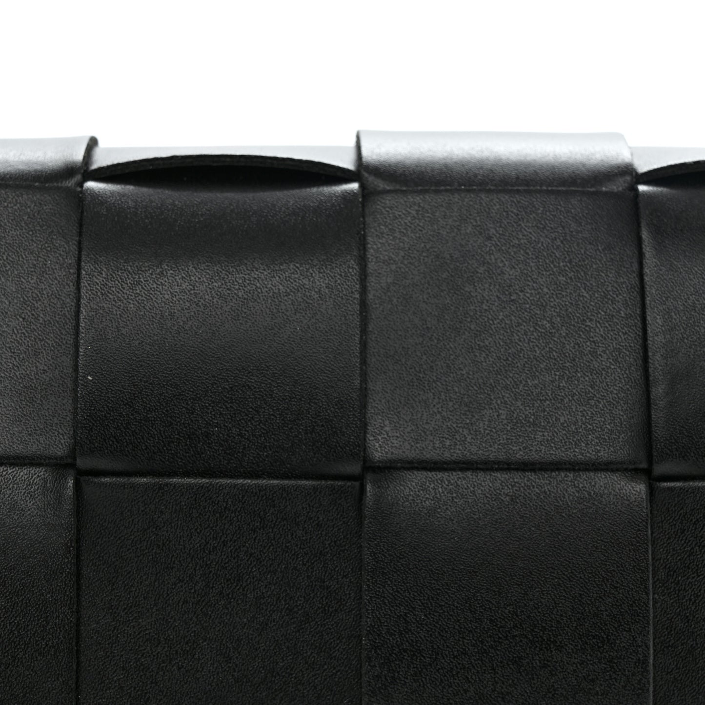 Nappa Maxi Intreccio The Belt Cassette Bag Black