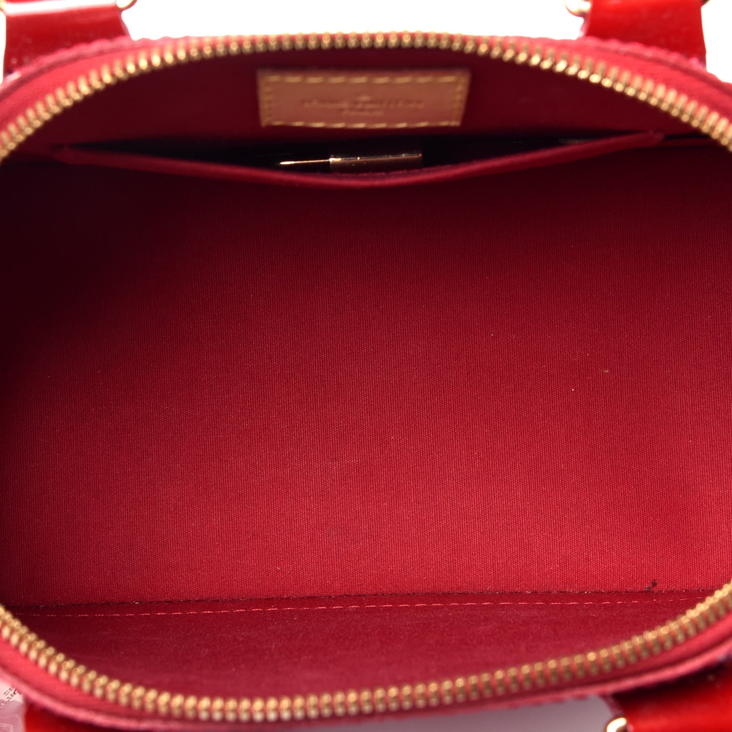 Louis Vuitton Vernis Alma BB Pomme D'Amour 5 of 9