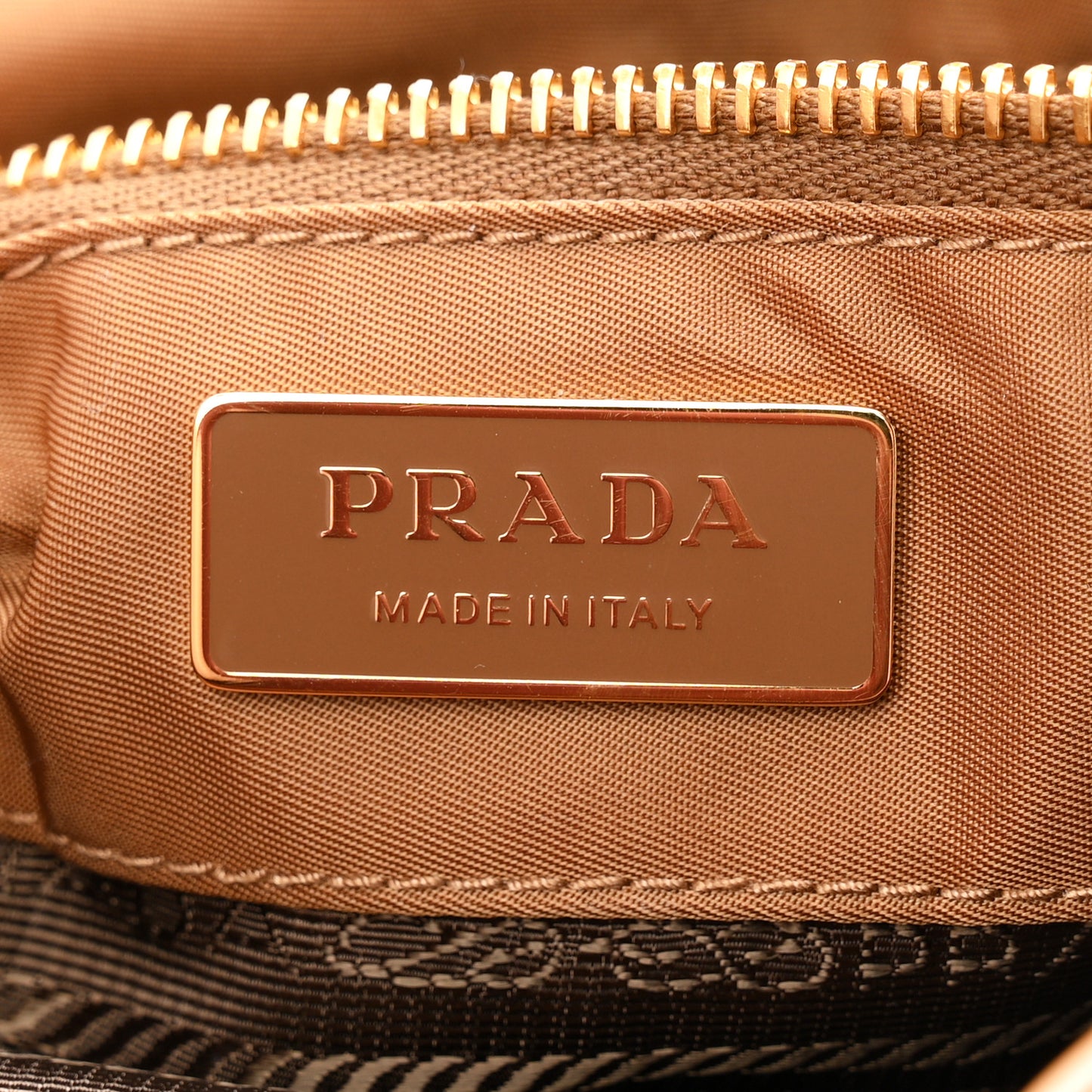 Re-Nylon Triangle Large Mariner Shoulder Bag Brandy