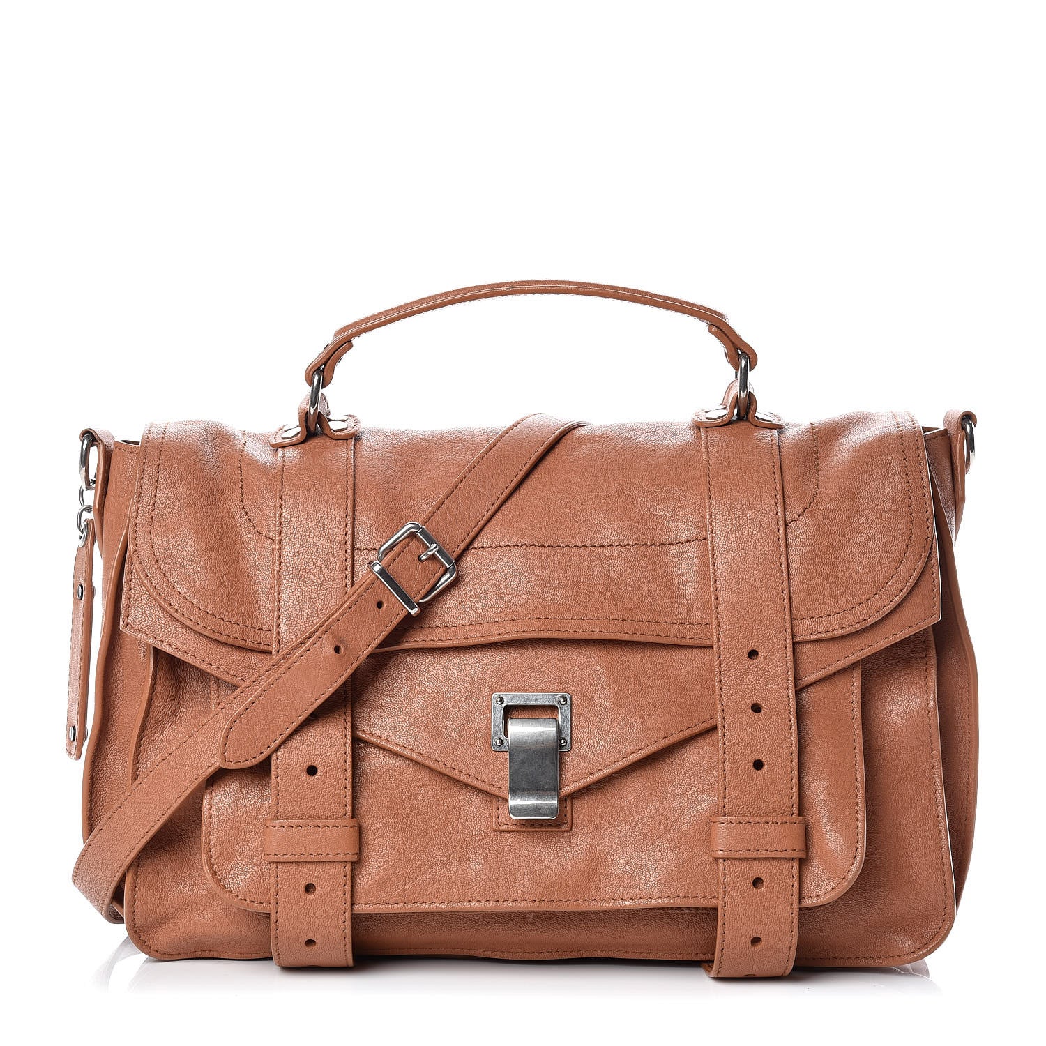 Proenza Schouler Lambskin Medium PS1 Satchel Dune 1 of 12