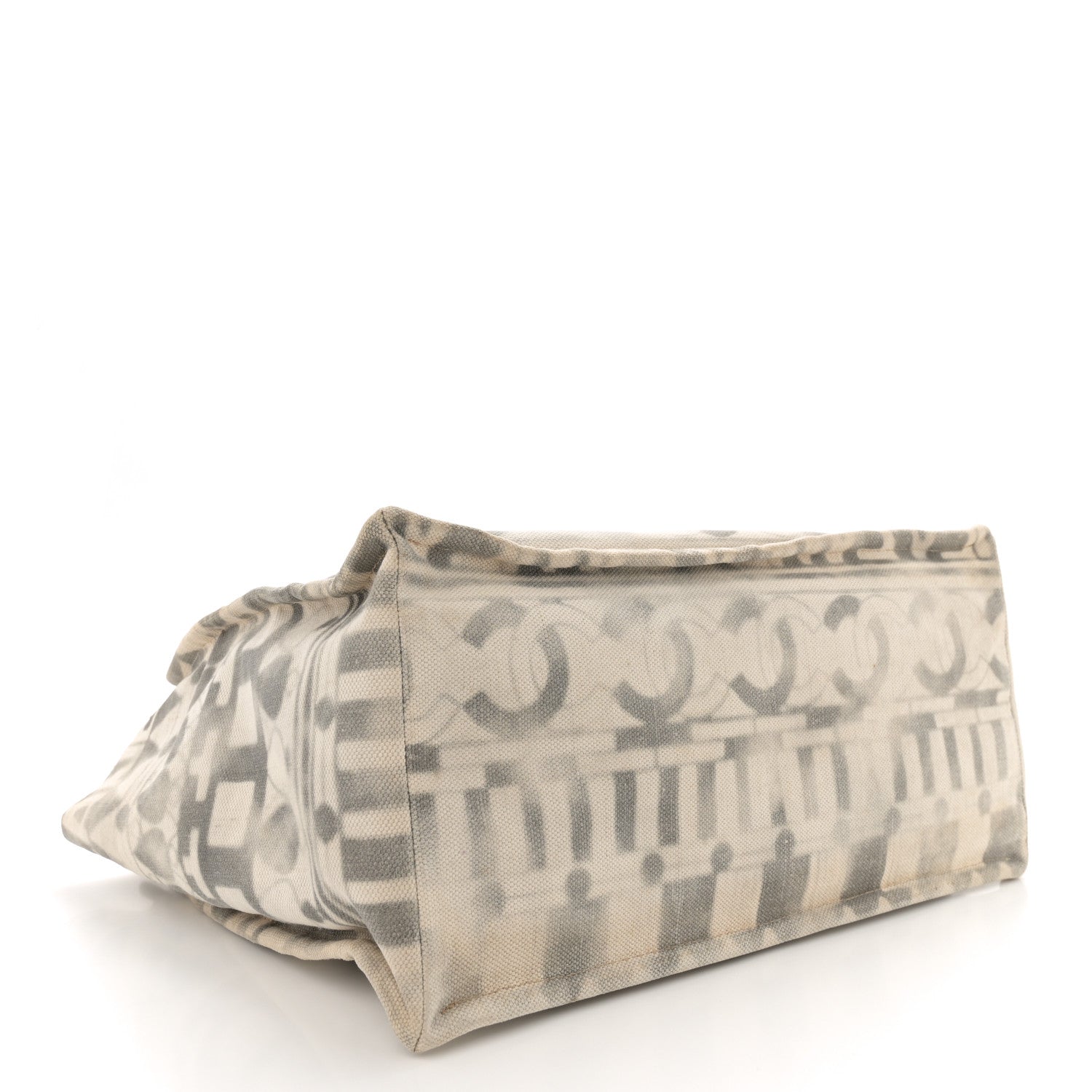Chanel Canvas Small Iliad Shopping Tote Beige 4 of 15