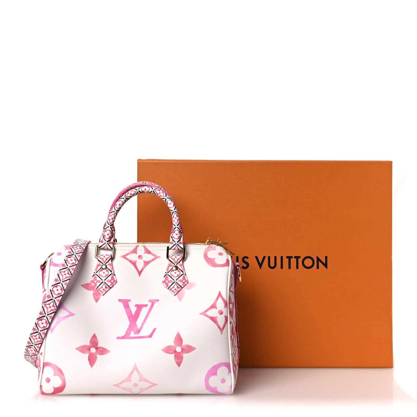 Monogram Giant By The Pool 2.0 Speedy Bandouliere 25 Rose