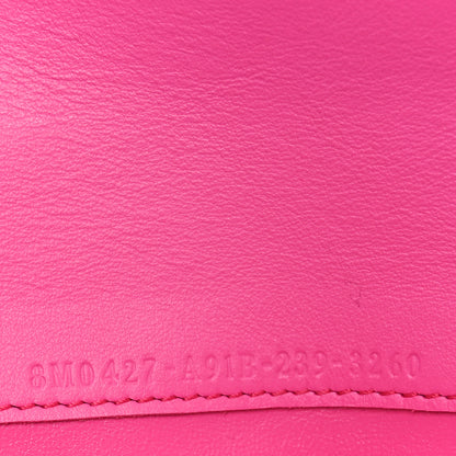 Fendi Cuoio Romano Vitello Grace Selleria Peekaboo Continental Wallet Geranio 6 of 10